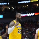 LeBron James et les Lakers de Los Angeles joueront les play-off. KEYSTONE/AP/Gerald Herbert